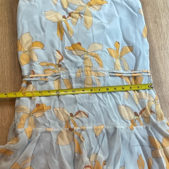 Reiss Sienna Reef dress blue orange floral XS / 0 - Picture 14 of 16